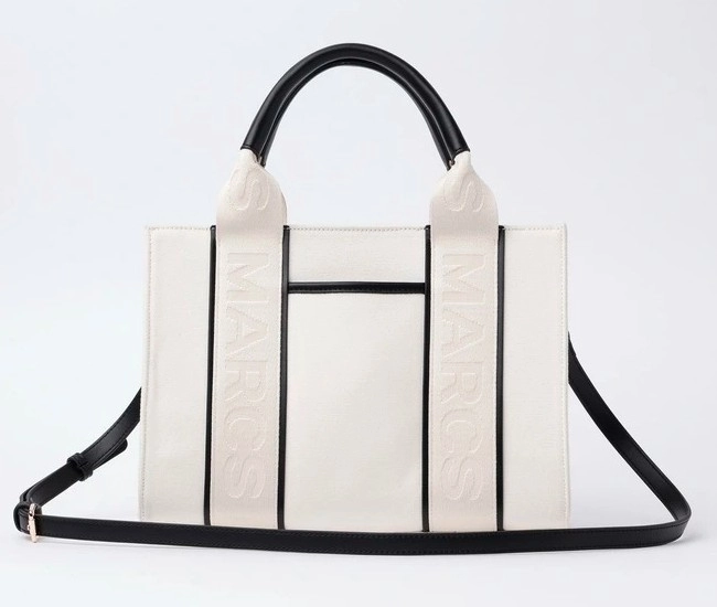 Marcs Barbados Tote in Chalk/Black