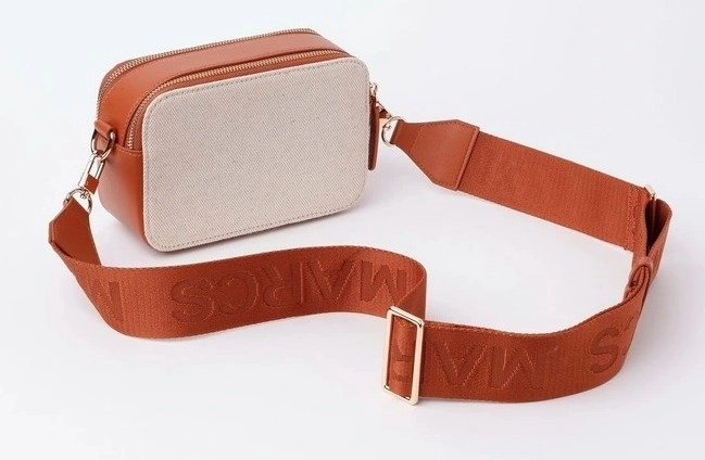 Marcs Budapest Camera Bag in Natural Canvas Combo