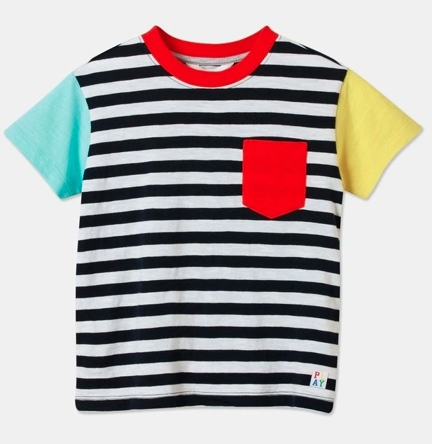 Milkshake Knit Splice Tee