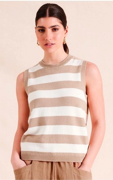 Piper Sleeveless Cotton Knit Top