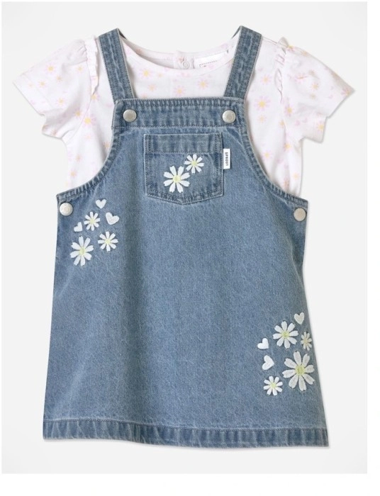 Sprout Daisy Denim Pinafore