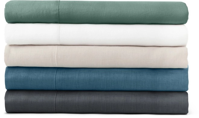 Australian House & Garden Sandy Cape Washed Belgian Linen Sheet Sets#