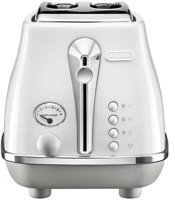 De’longhi Icona Capitals 2-Slice Toaster in White