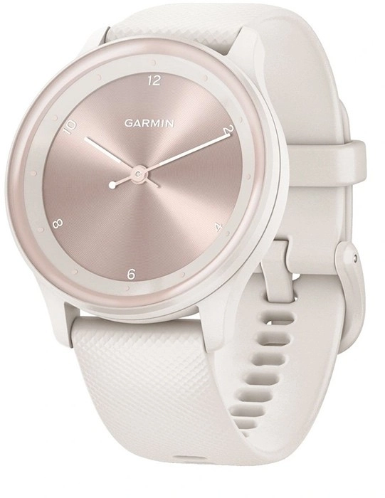 Garmin Vivomove Sport Hybrid Smartwatch in Ivory