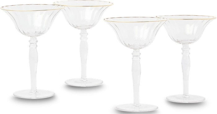 Heritage Gabrielle Martini Glass Set of 4