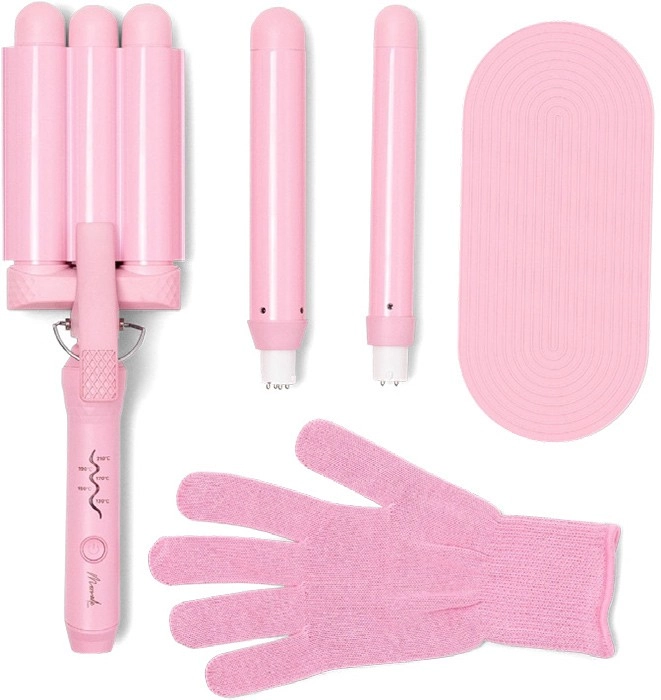 Mermade Hair Style Wand in Pink