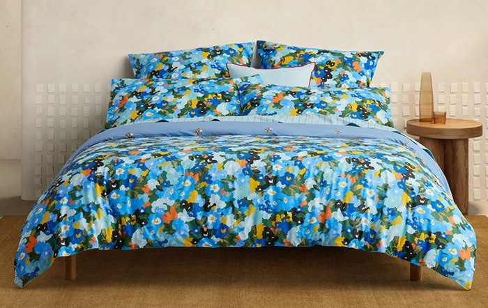 Sheridan Juni Quilt Cover Set^ in Bower Blue