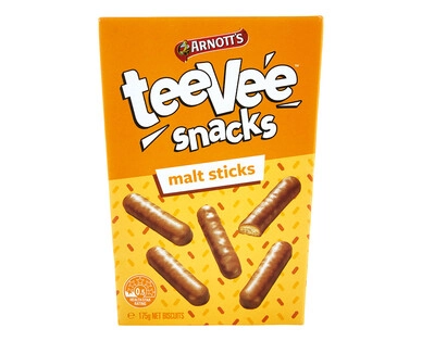 Arnott’s TeeVee Snacks Malt Sticks 175g 