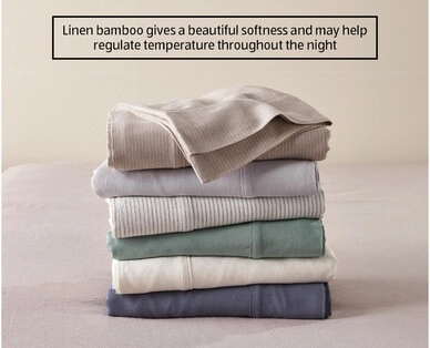 Linen Bamboo Sheet Set - King Size