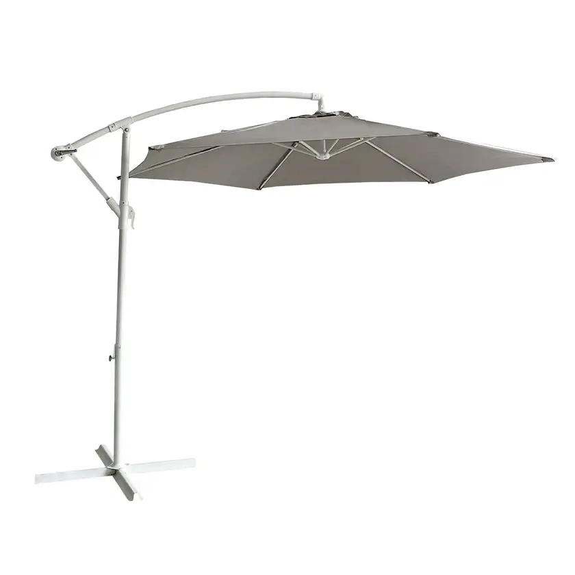 2.85m Steel Cantilever Umbrella Taupe