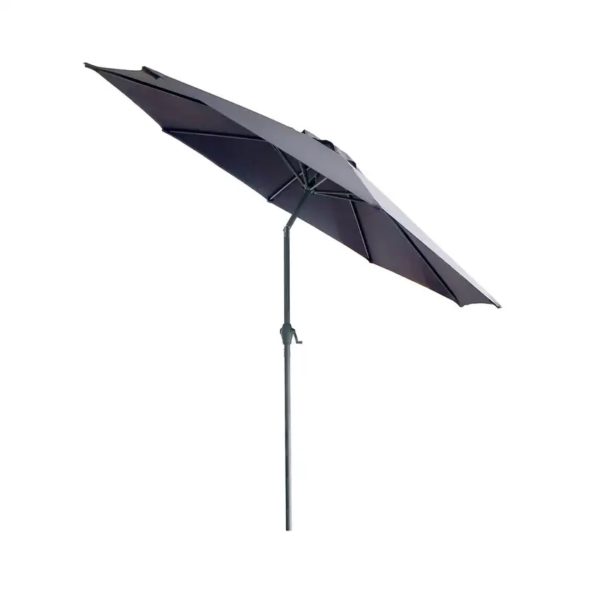 2.95m Aluminium Market Umbrella Charcoal