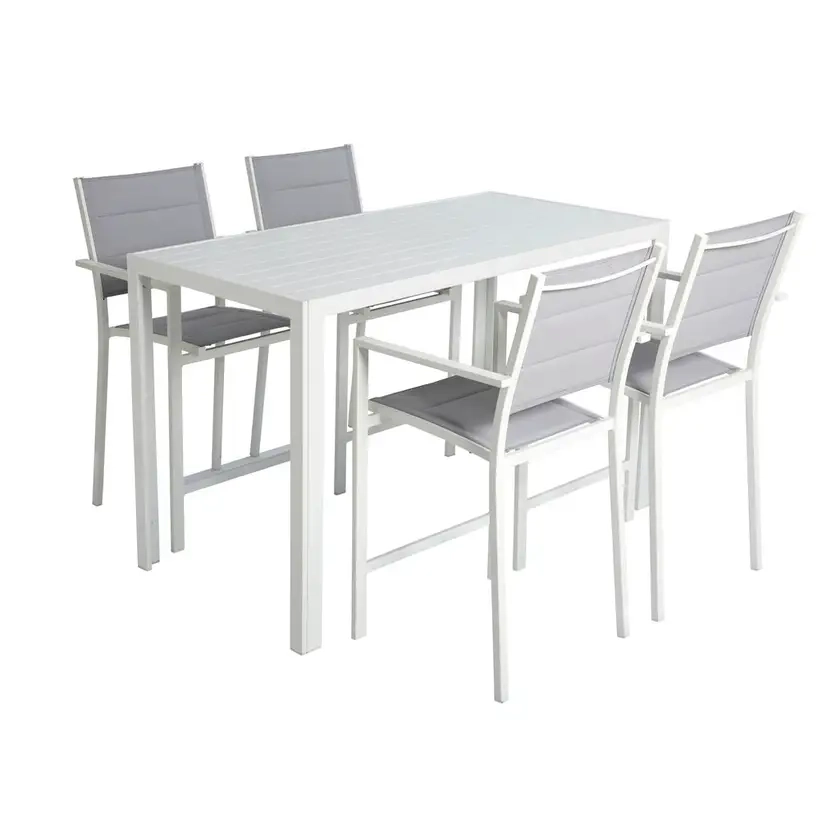 Alexandra 4 Seater Aluminium Bar Setting