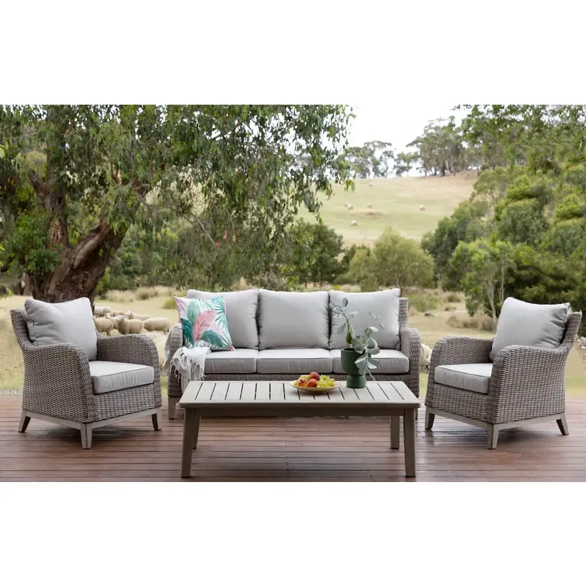 Aruba Wicker Setting - 5 Seater Lounge