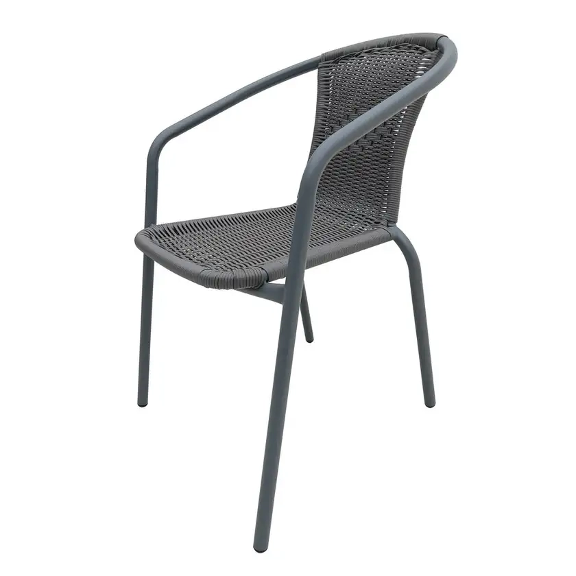 Ballan Wicker Chair - Dark Grey