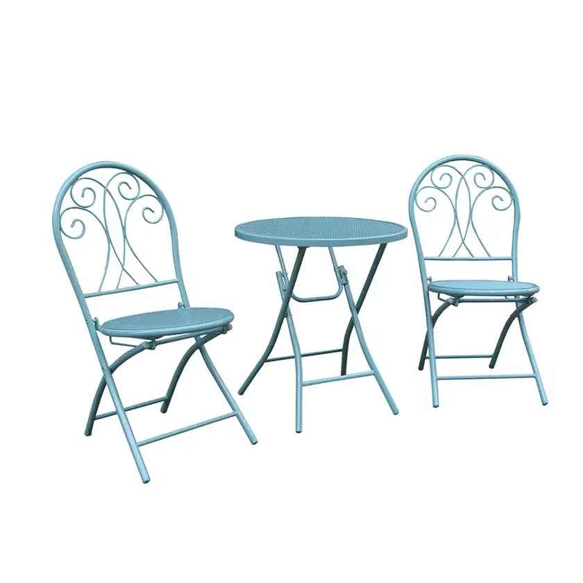 Chloe 2 Seater Steel Café Setting