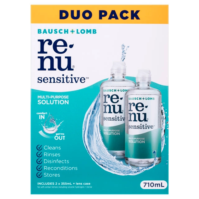 Bausch+Lomb Renu Sensitive Duo Pack 710ml