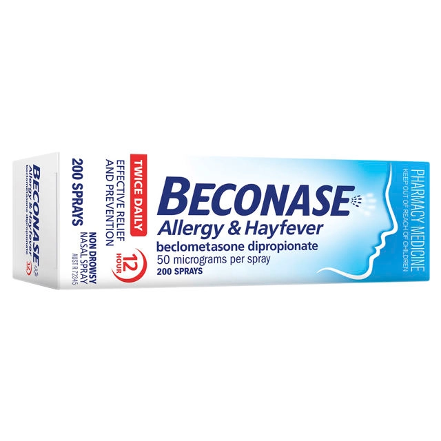 Beconase Allergy & Hayfever Nasal Spray 12 Hour 200 doses