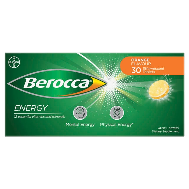 Berocca Energy Orange 30 tablets