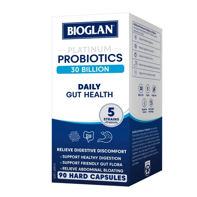 Bioglan Platinum Probiotics 30 Billion 90 Capsules