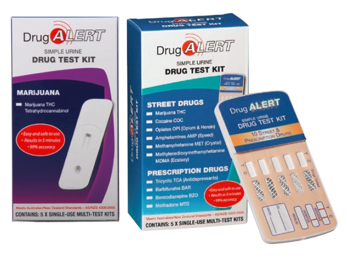 Drug Alert Marijuana Urine Test Kit or Street Drugs Test Kit 5 pack