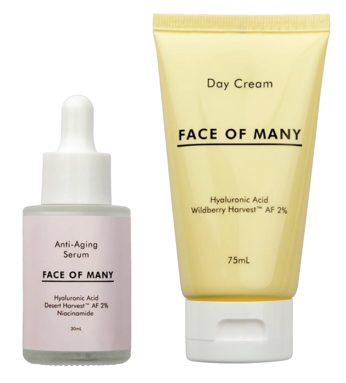 Face of Many Anti Aging Serum 30ml or Moisturising Day Cream 75ml