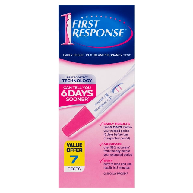 First Response Pregnancy Test 6 Plus 1 Instream Value Pack 1 Each