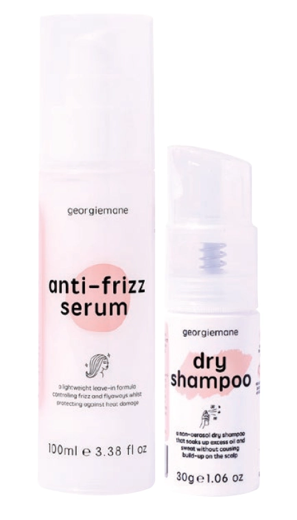 Georgiemane Anti-Frizz Serum 100ml or Dry Shampoo 30g