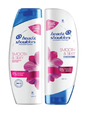 Head&Shoulders Smooth & Silky Shampoo or Conditioner 400ml