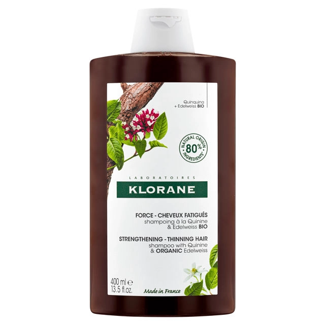 Klorane Quinine and Organic Edelweiss Shampoo 400ml