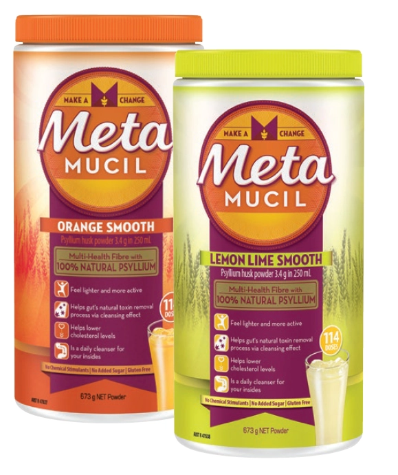 Metamucil Orange Smooth or Lemon Lime 114 doses