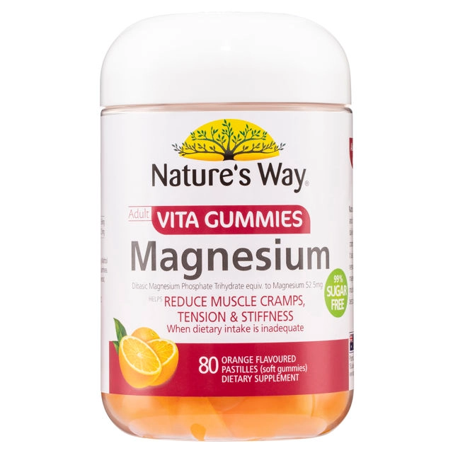 Nature’s Way Adult Vita Gummies Magnesium 80 Pastilles