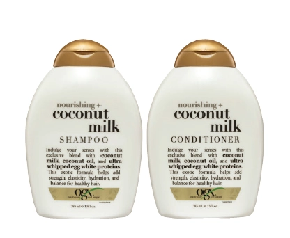 OGX Nourishing Coconut Milk Shampoo or Conditioner 385ml