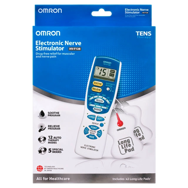 Omron T.E.N.S Therapy Device HV-F128 - 1 Unit