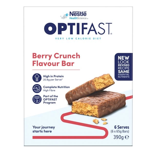 Optifast VLCD Bar Berry 6 Pack