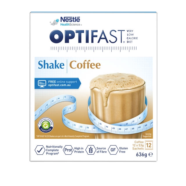 Optifast VLCD Shake Coffee 53g 12 Pack