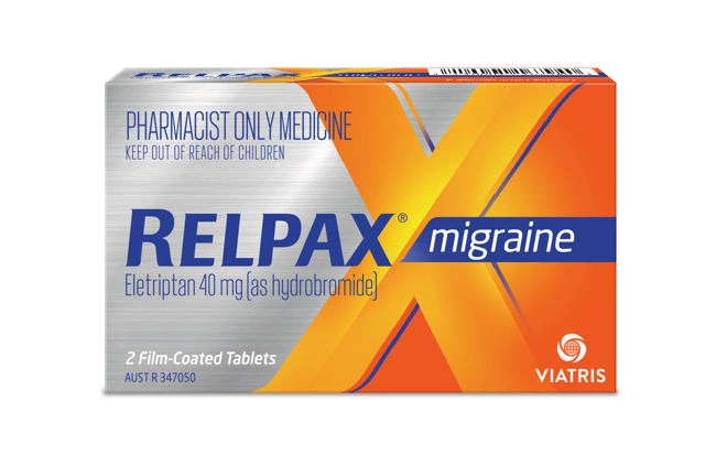 Relpax Migraine 40mg 2 Tablets