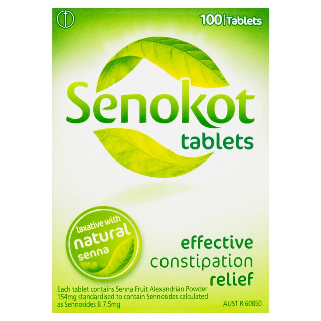 Senokot Laxative With Natural Senna 7.5mg 100 Tablets