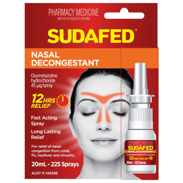 Sudafed Nasal Decongestant Spray 20ml