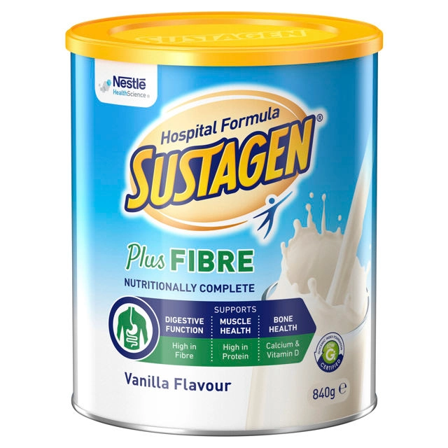 Sustagen Hospital Formula Plus Fibre Vanilla Flavour 840g