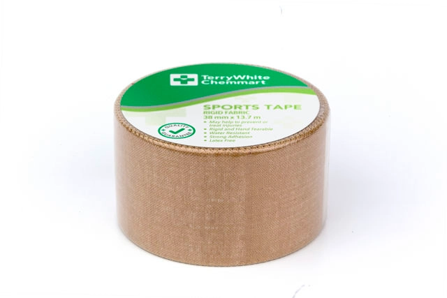 TerryWhite Chemmart Sports Tape Tan 38mm × 13.7M 1 Roll