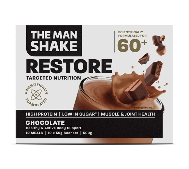 The Man Shake Restore Chocolate Flavour 10 Pack