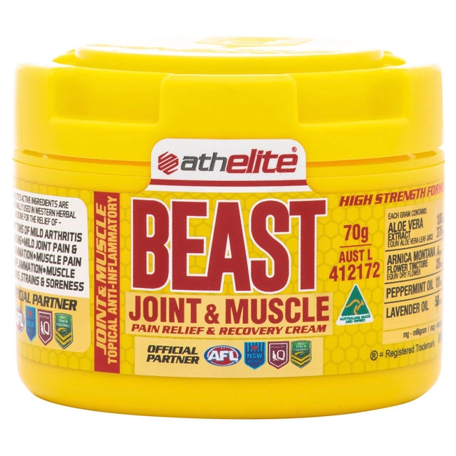 Athelite Beast Joint & Muscle Pain Relief & Recovery Cream 70g