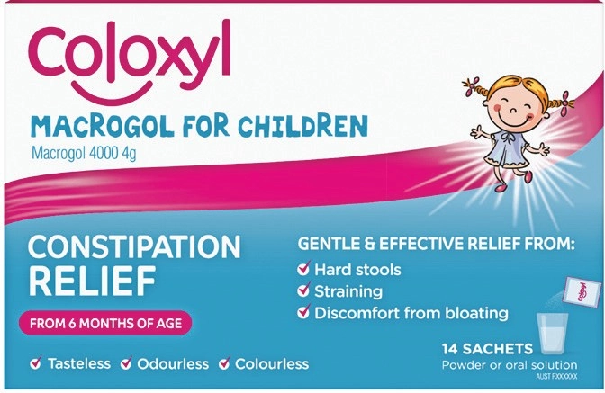 Coloxyl Macrogol for Children 14 Sachets