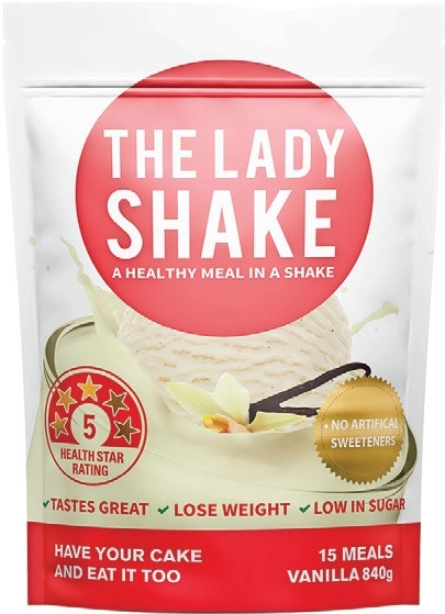 The Lady Shake Vanilla Flavour 840g