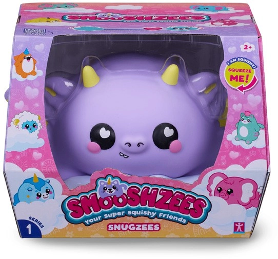 19cm Smooshzees Snugzees Toy - Assorted