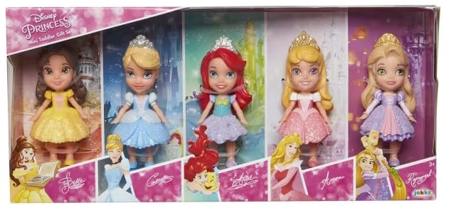 5 Pack Disney Princess Mini Toddler Gift Set