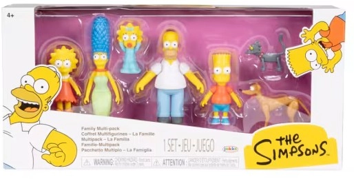 6cm The Simpsons Family Figure Multi-Pack