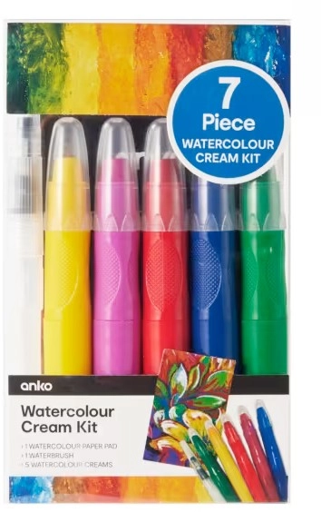 7 Piece Watercolour Cream Kit