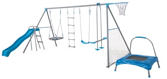 8 Station Swing Set