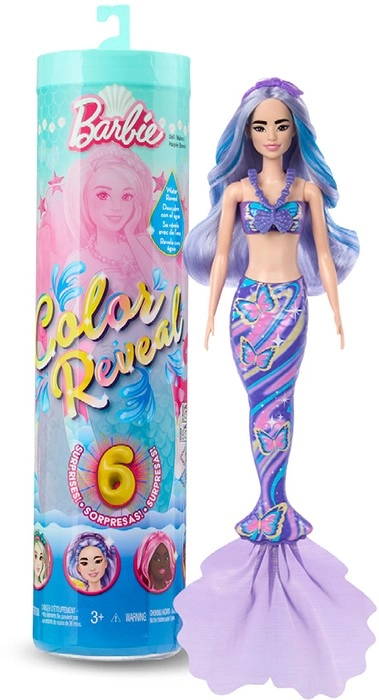 Barbie Color Reveal Mermaid Series Doll and Accessories - Assorted